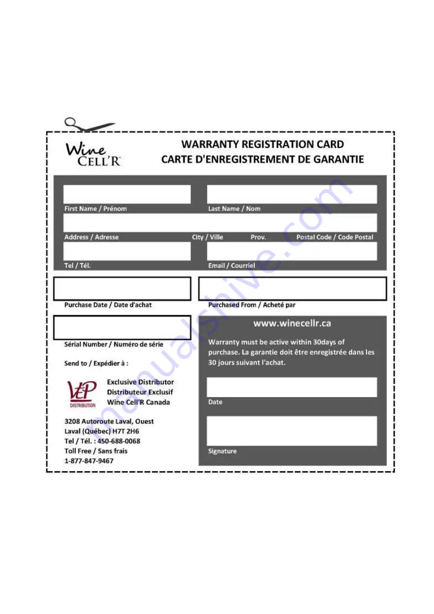 Wine Cell'R WC194FGBK Instruction Manual Download Page 28