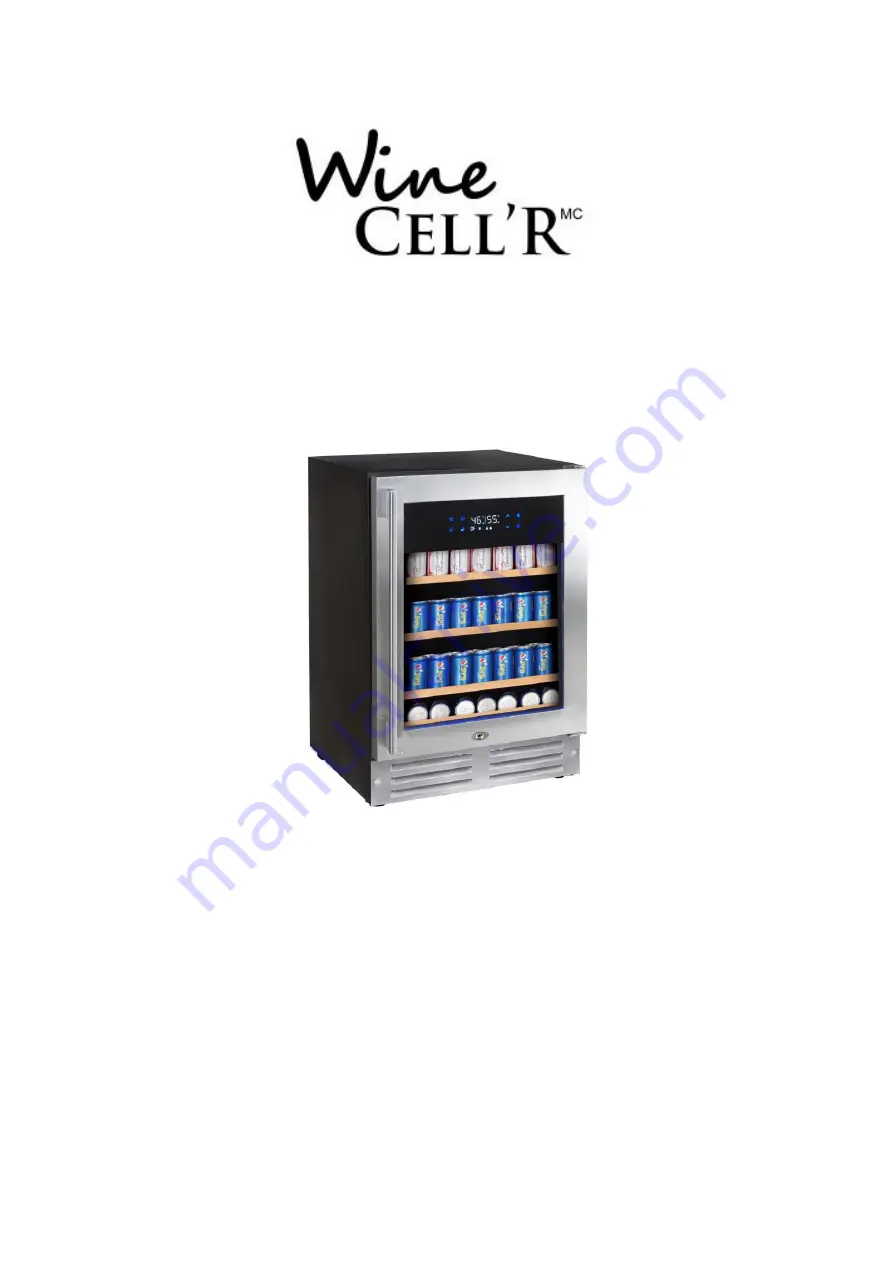 Wine Cell'R WC54SSBC2 Скачать руководство пользователя страница 13