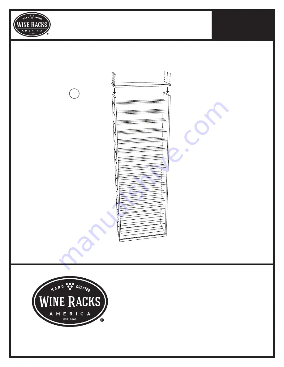 Wine racks America CV-FH-DISP17-M Assembly Manual Download Page 4