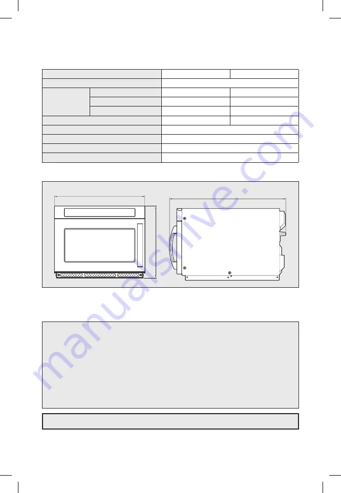 WINIA KOM9F50 Operating Instructions Manual Download Page 8