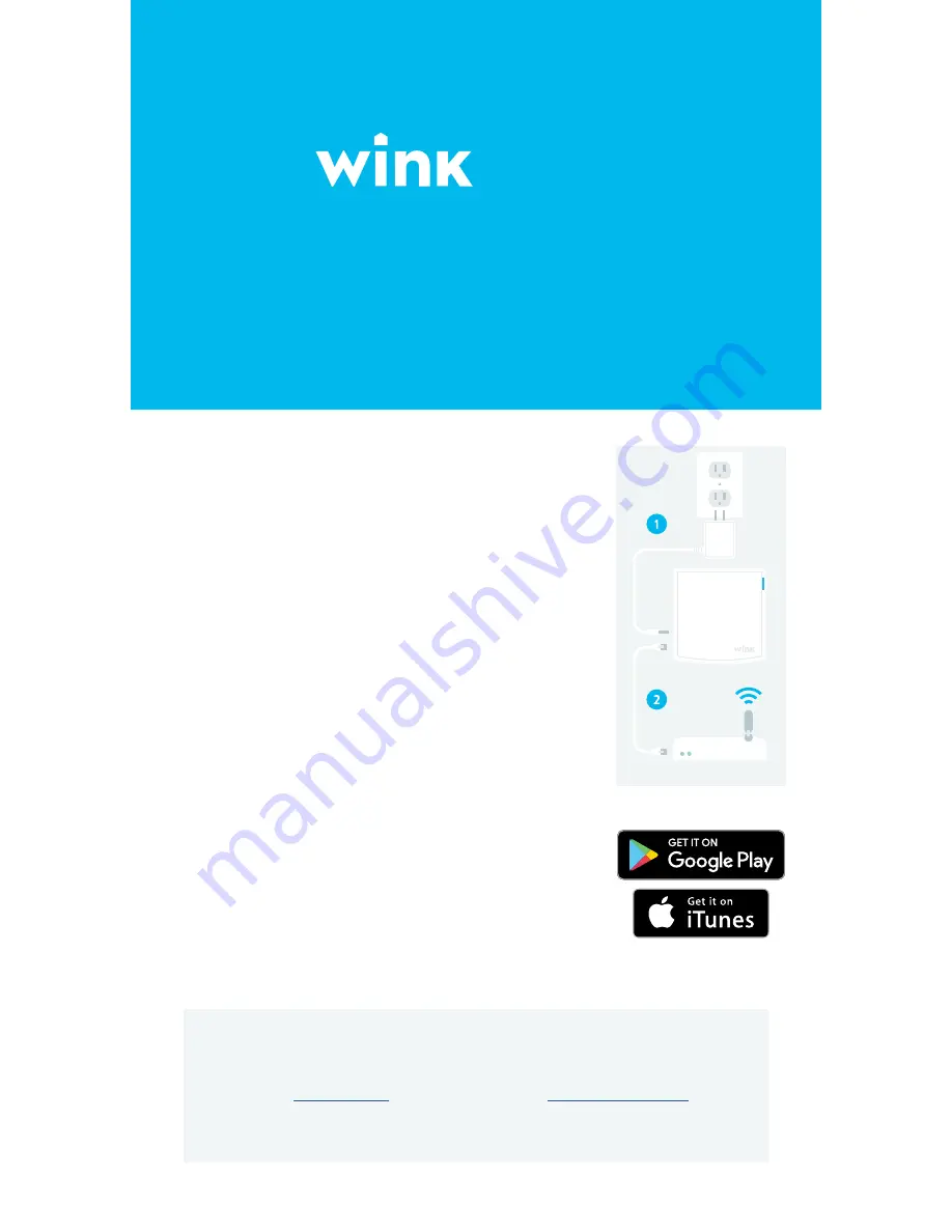 WINK HUB 2 Quick Start Manual Download Page 1