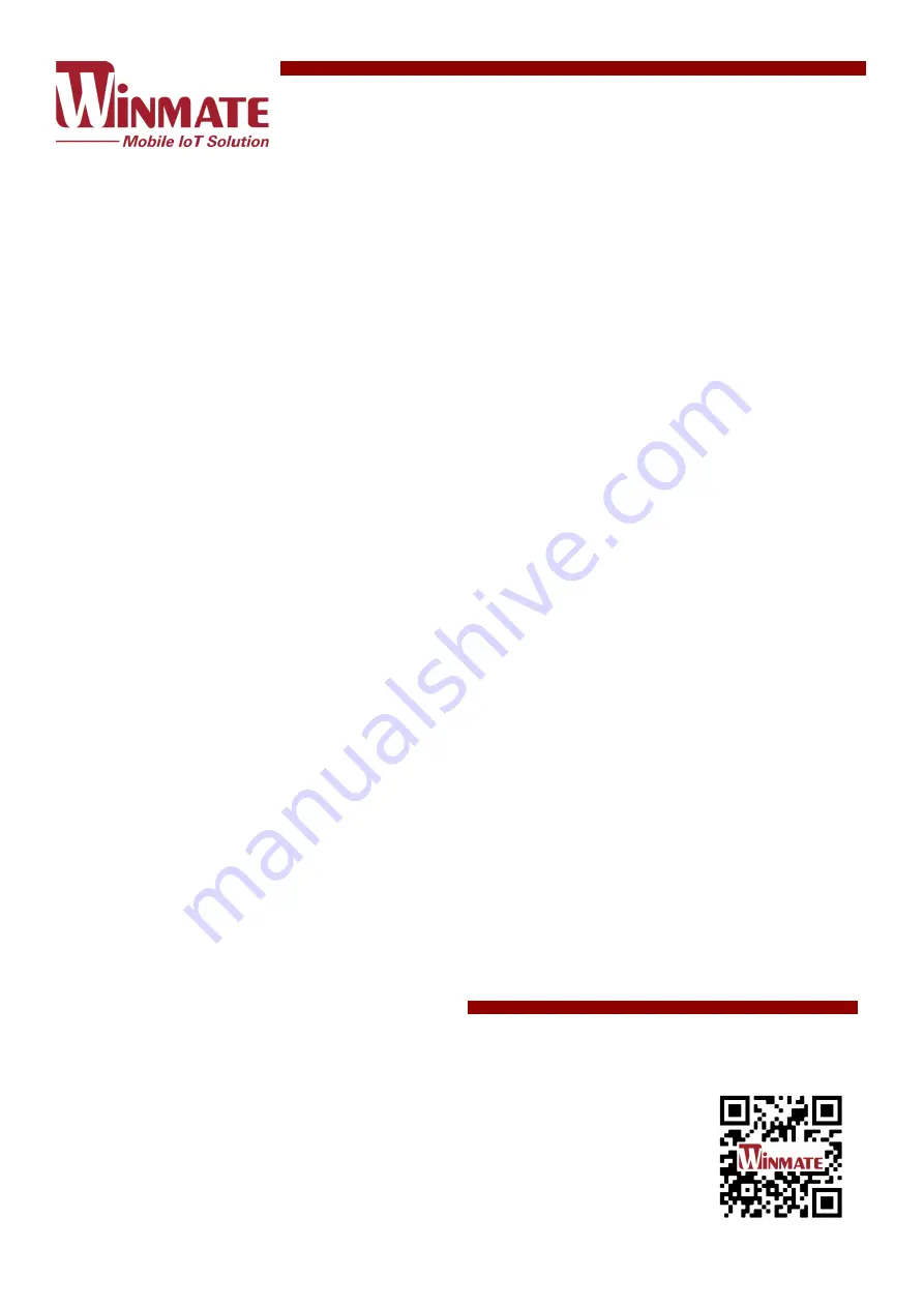 Winmate M133KML(HB) Series Quick Start Manual Download Page 28