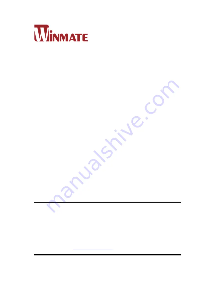 Winmate R05T100-PMD1HB User Manual Download Page 40