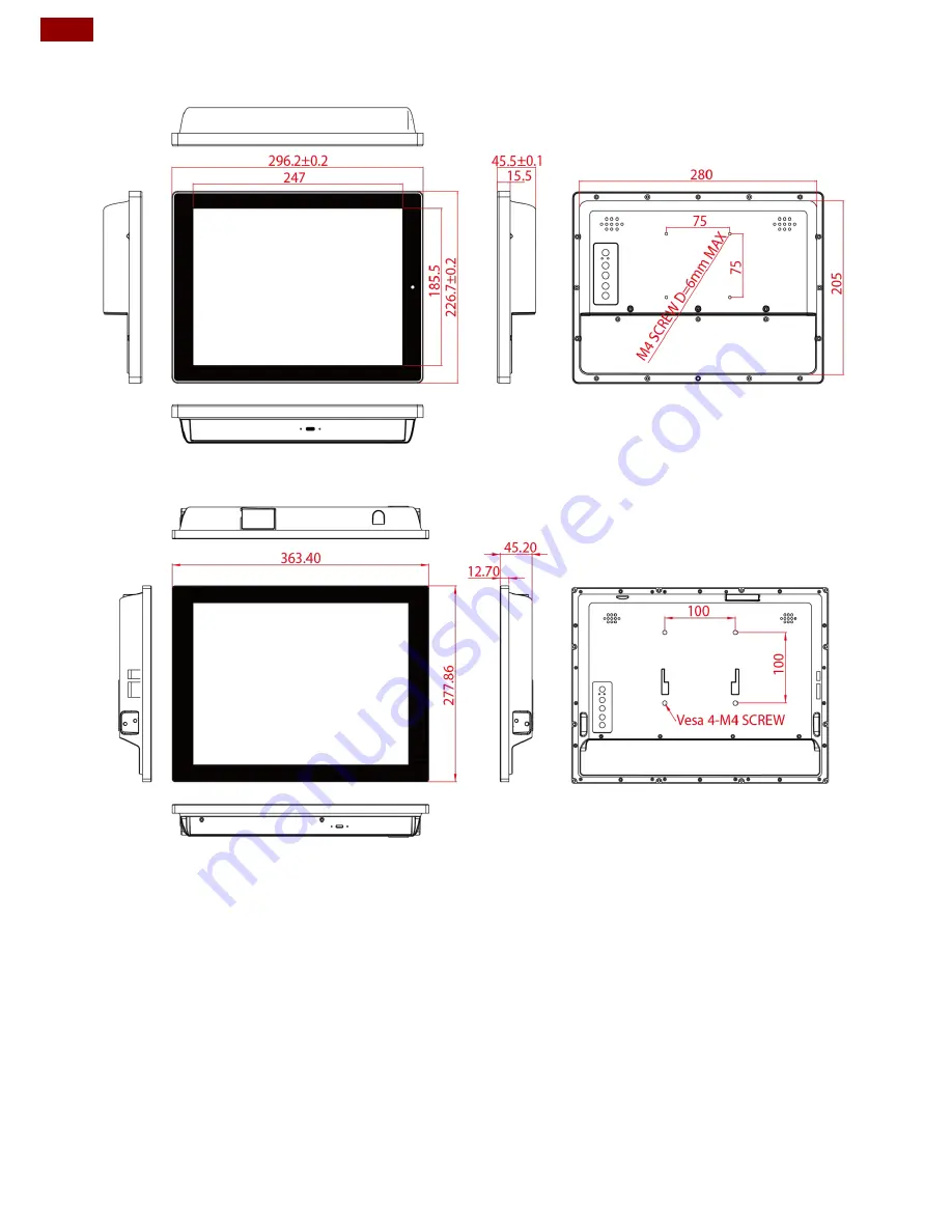 Winmate R10L100-GCT2-C User Manual Download Page 12