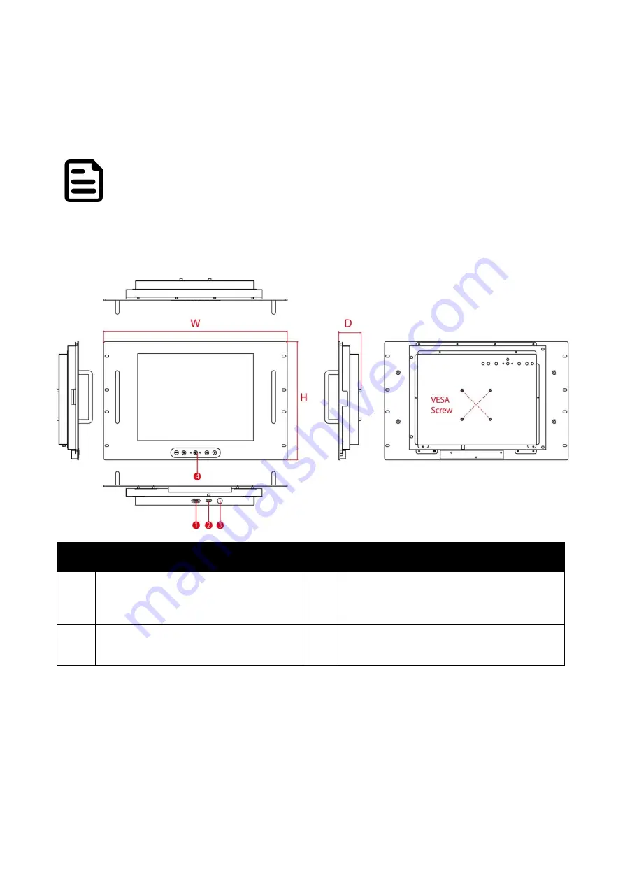 Winmate R15L100-RKA1 Скачать руководство пользователя страница 12