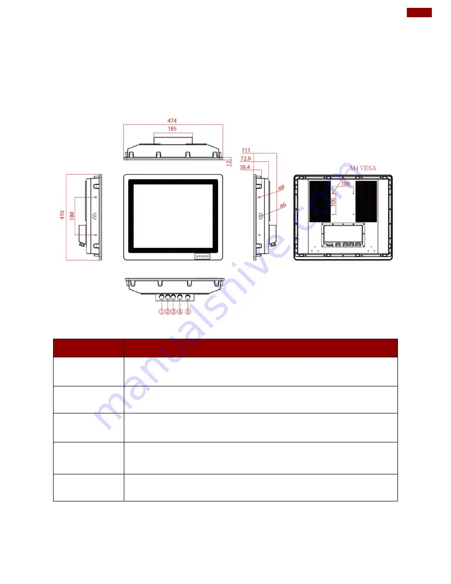 Winmate R19L100-67FTP User Manual Download Page 9