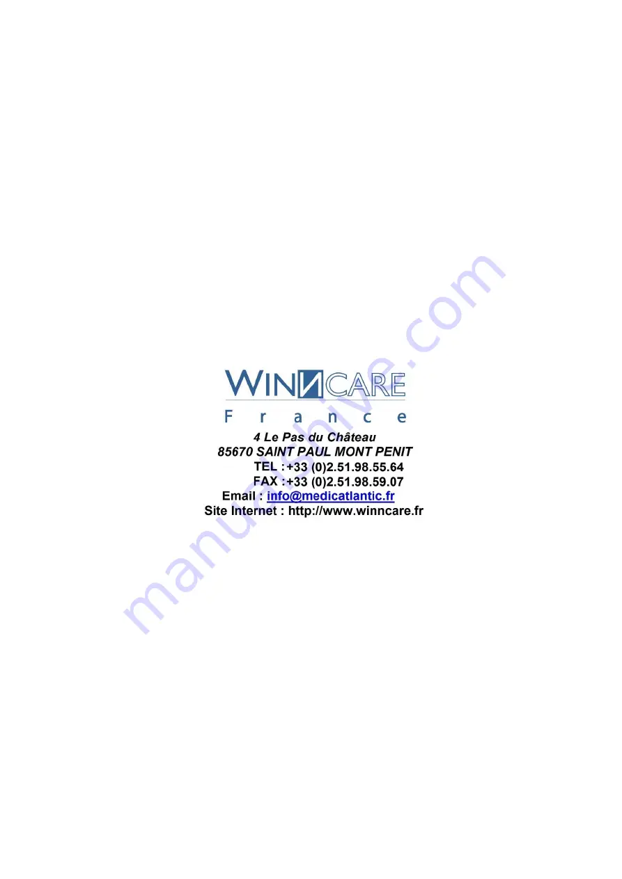 Winncare A671-00 User Manual Download Page 12