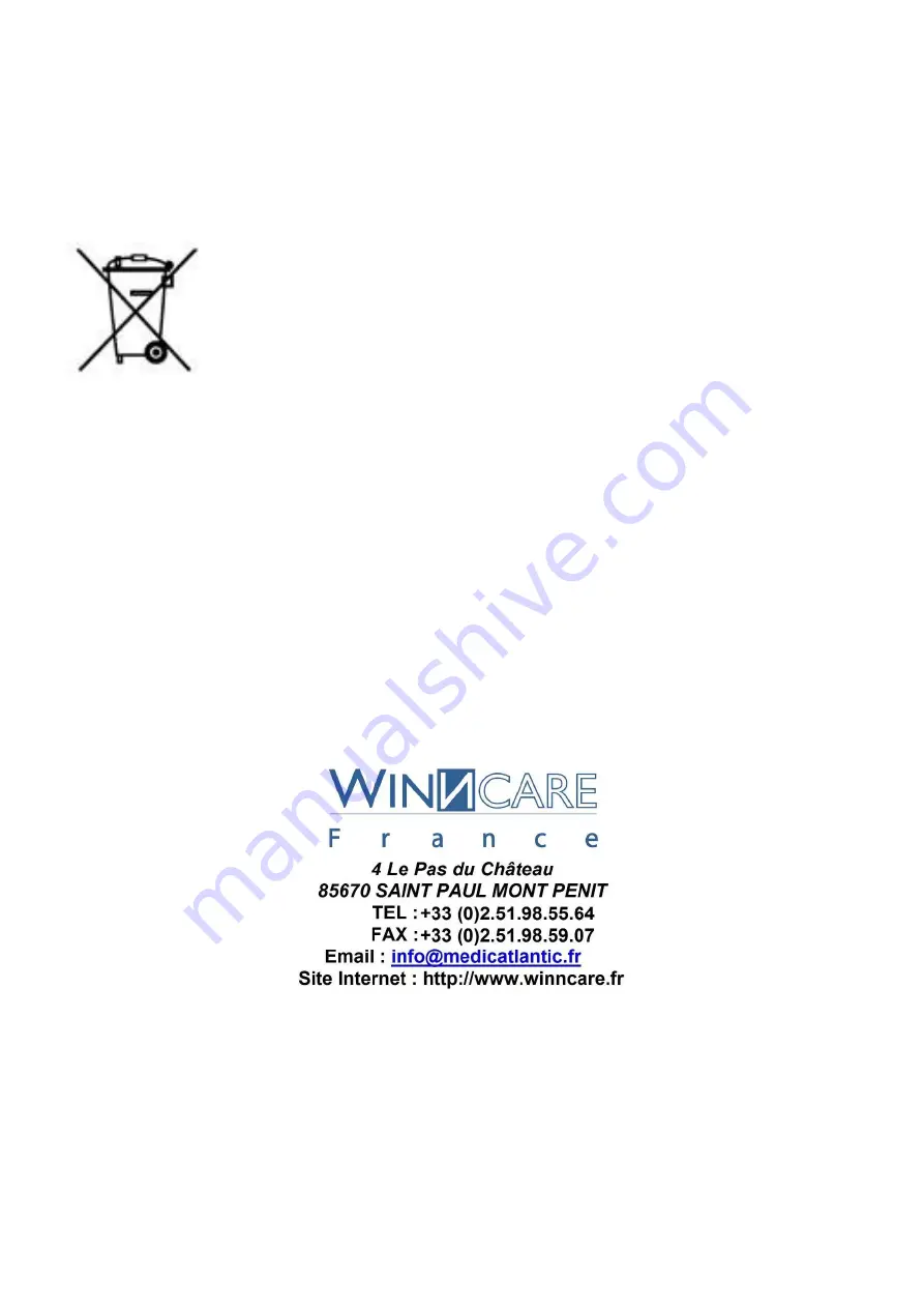 Winncare AERYS 120 Manual Download Page 32