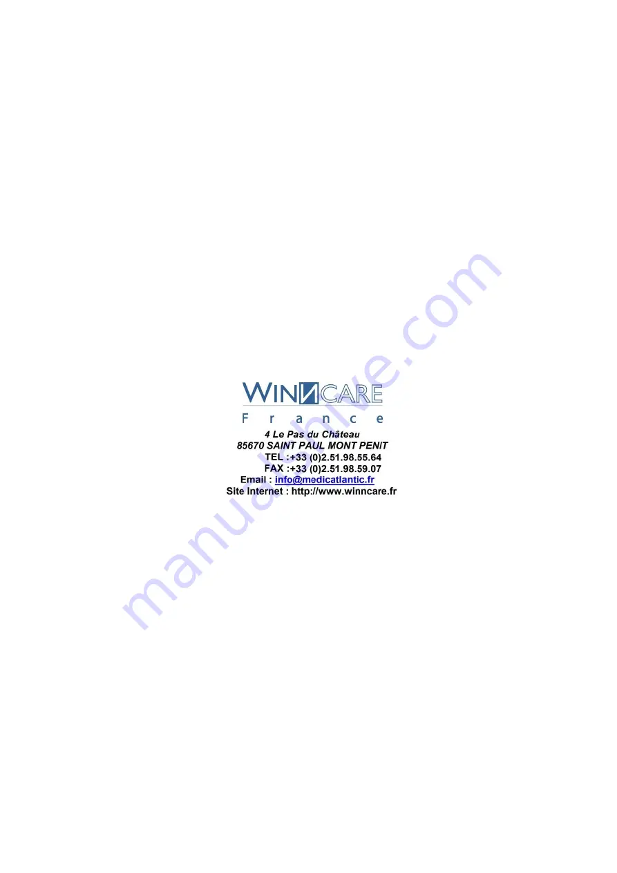 Winncare MEDICALYS 2 User Manual Download Page 36