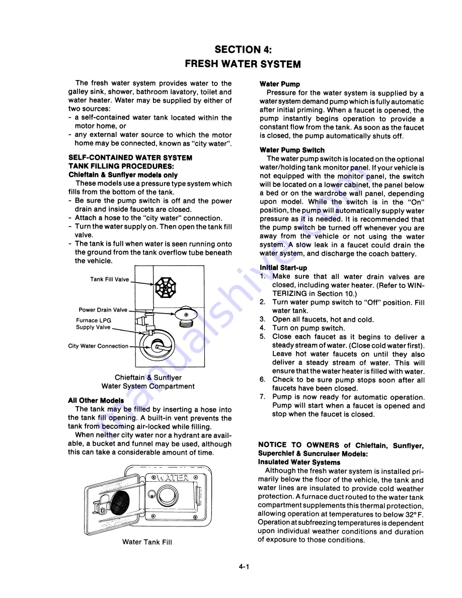 Winnebago Itasca 1989 Operator'S Manual Download Page 29