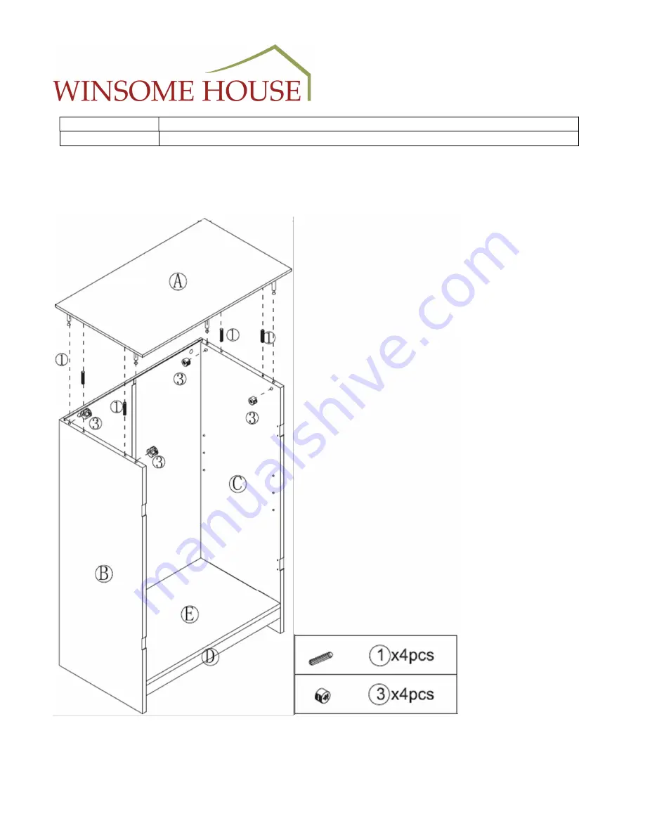 Winsome house WHIF629 Instruction Manual Download Page 8