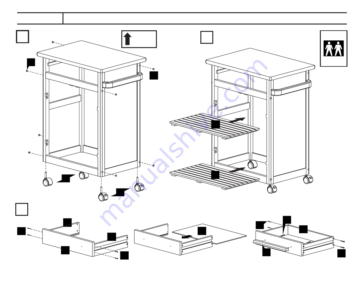 Winsome 82027 Assembly Instructions Manual Download Page 5