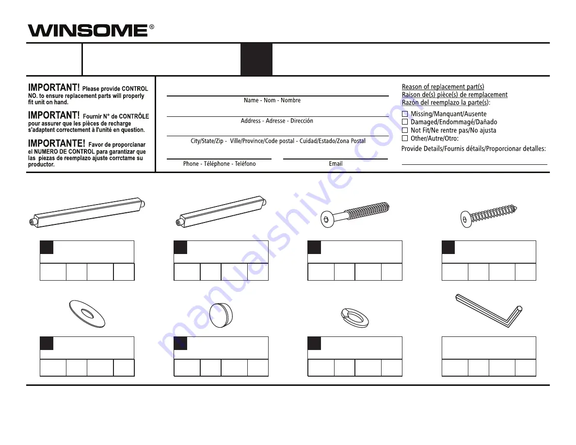 Winsome 84084 Скачать руководство пользователя страница 2