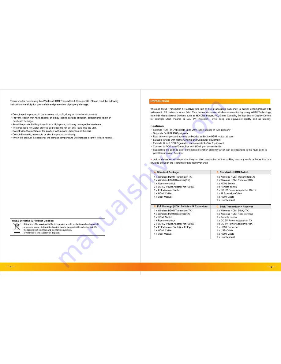 Winstars WS-AV511WH User Manual Download Page 2