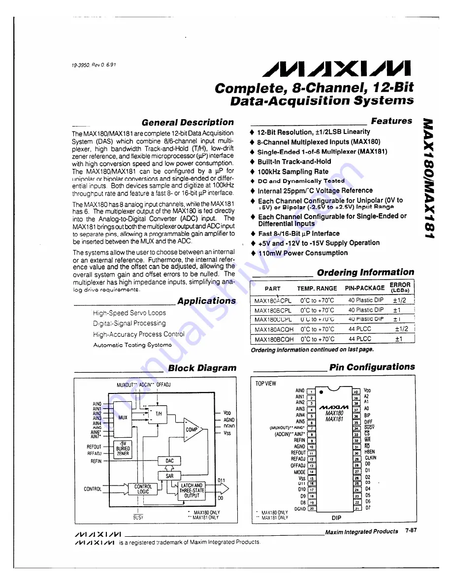 WinSystems PCM-AIO Operation Manual Download Page 22