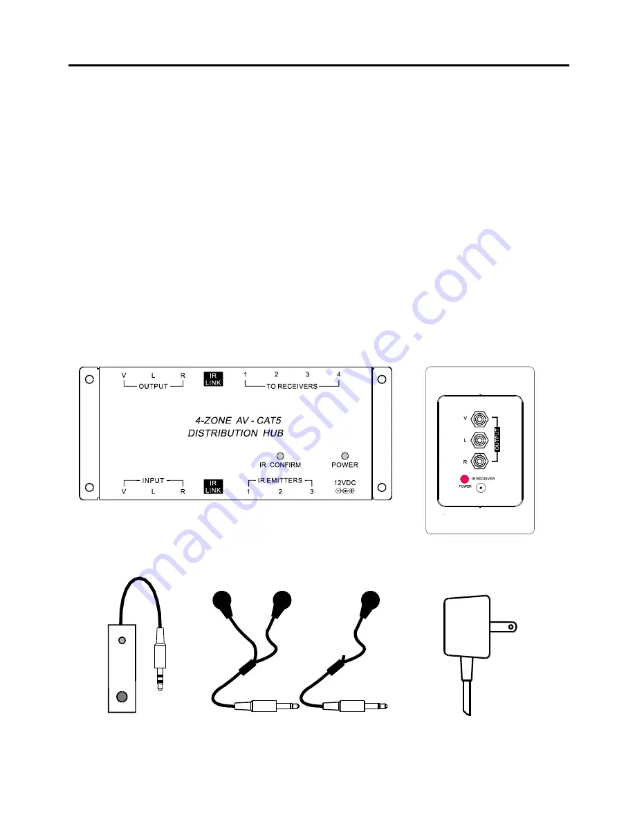 Wintal AV Over Cat5 Instruction Manual Download Page 1