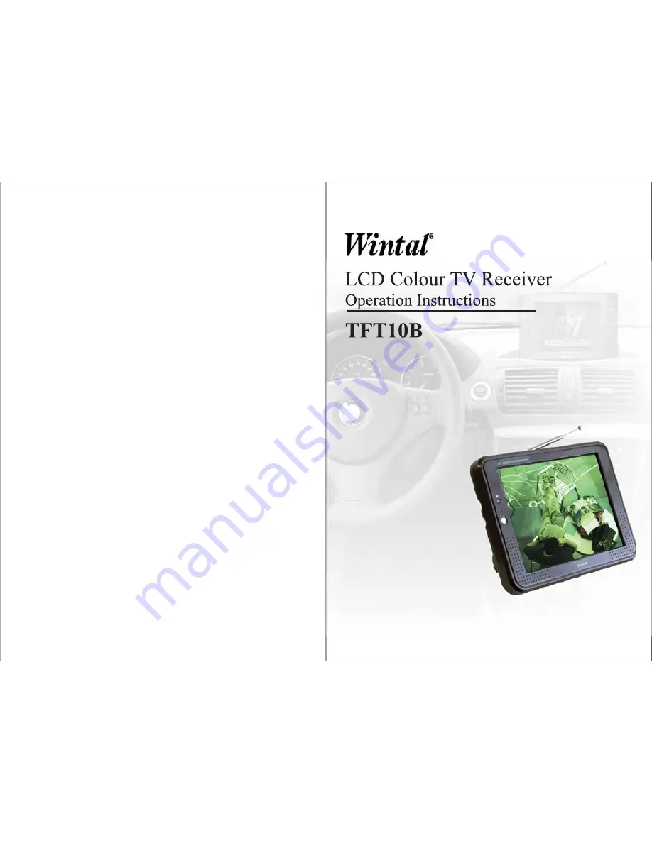 Wintal TFT10B Operation Instructions Manual Download Page 1