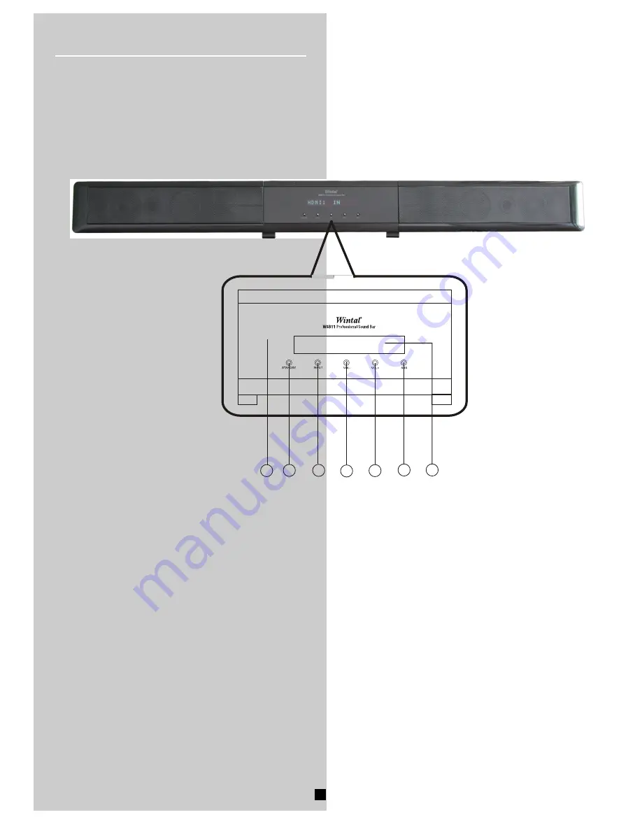 Wintal WSB11 User Manual Download Page 9