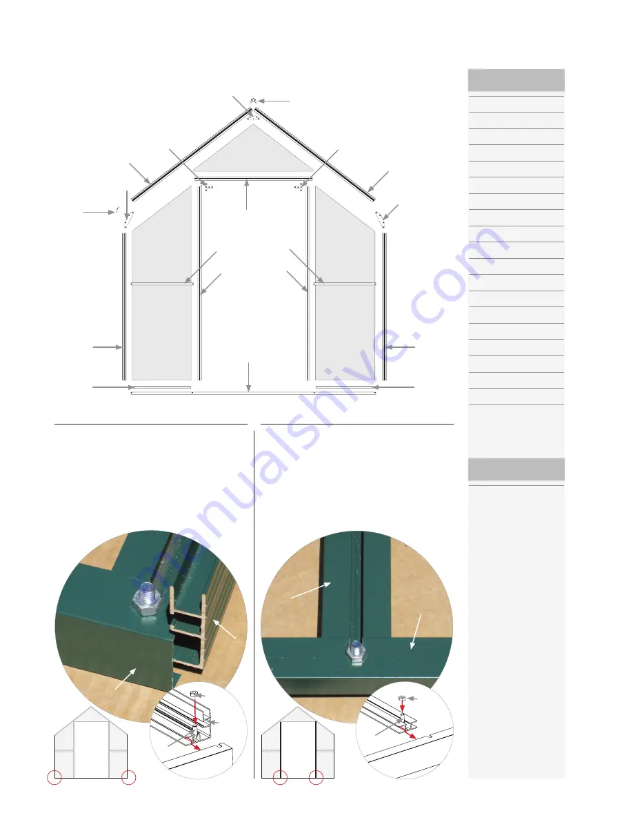 Winter Gardenz PG0812H Assembly Manual Download Page 11