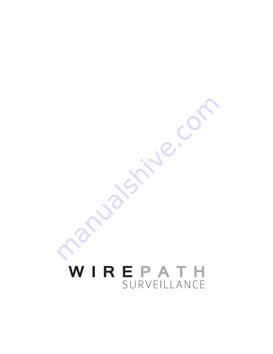 Wirepath Surveillance 750-PTZ-A-WH Скачать руководство пользователя страница 32