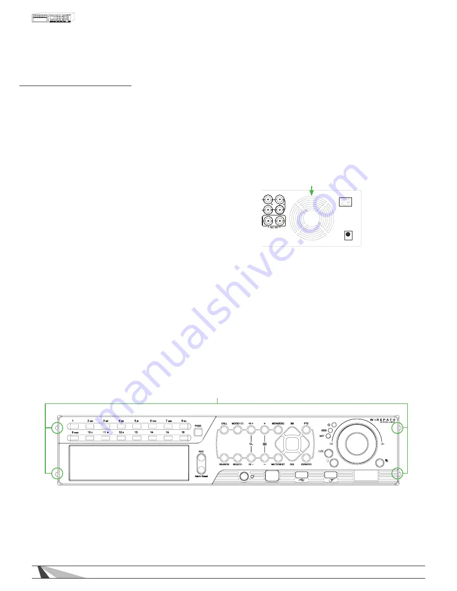 Wirepath Surveillance WPS-300-DVR Installation And User Manual Download Page 11