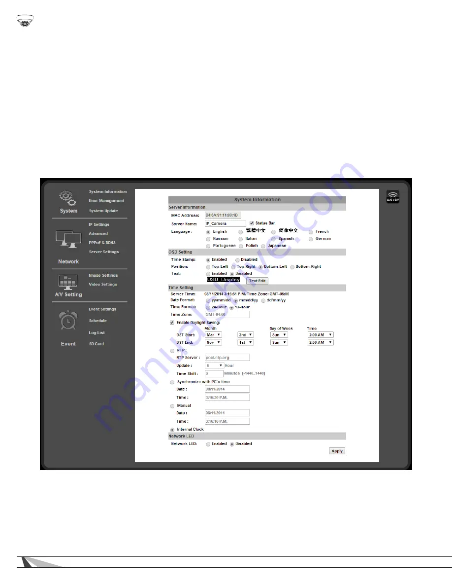 Wirepath Surveillance WPS-550-DOM-IP Скачать руководство пользователя страница 18