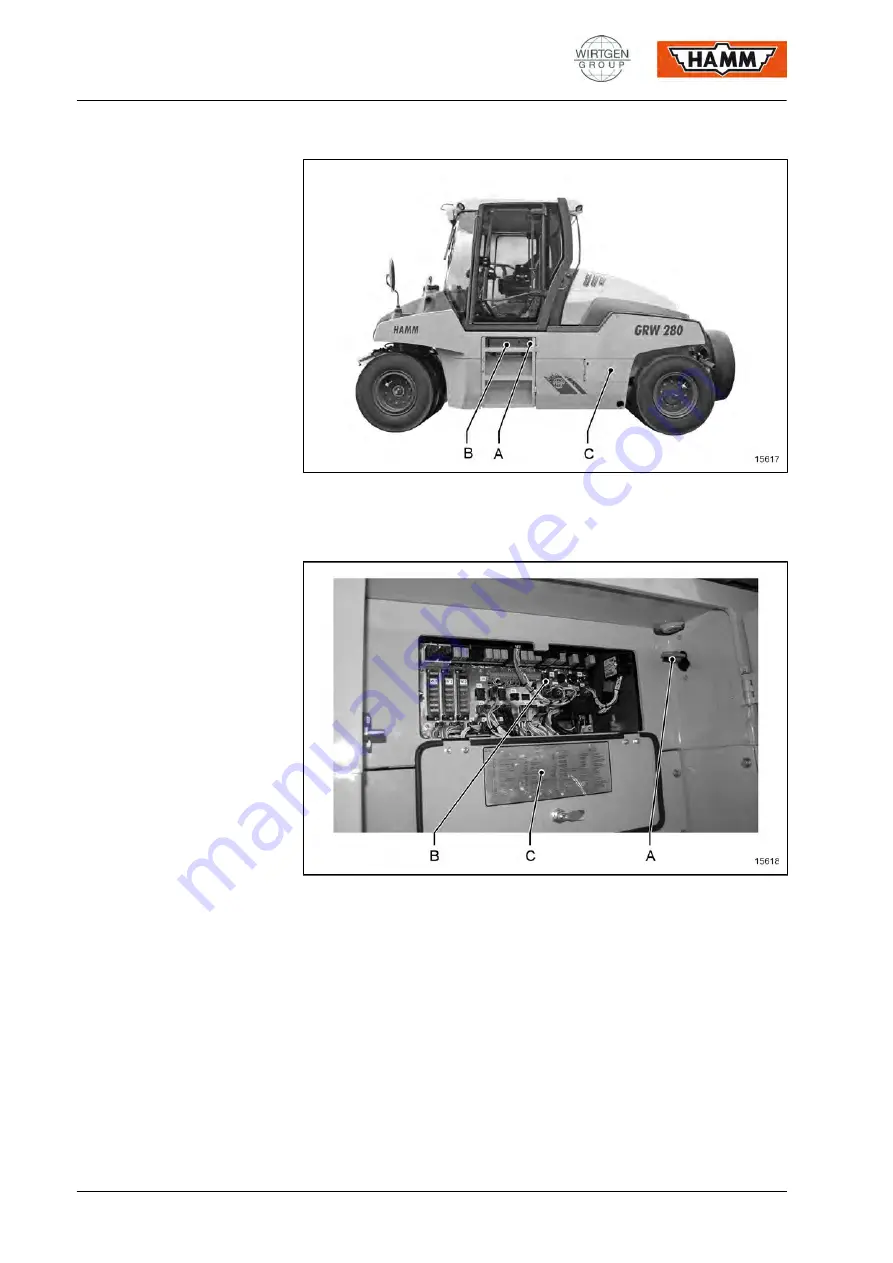 WIRTGEN HAMM GRW 280 Operating Manual Download Page 52