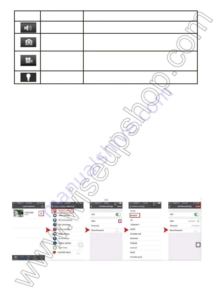 Wiseup BC185YM-720P User Manual Download Page 22