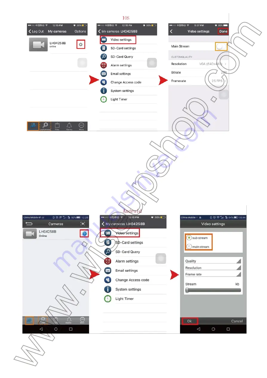 Wiseup BC185YM-720P User Manual Download Page 44