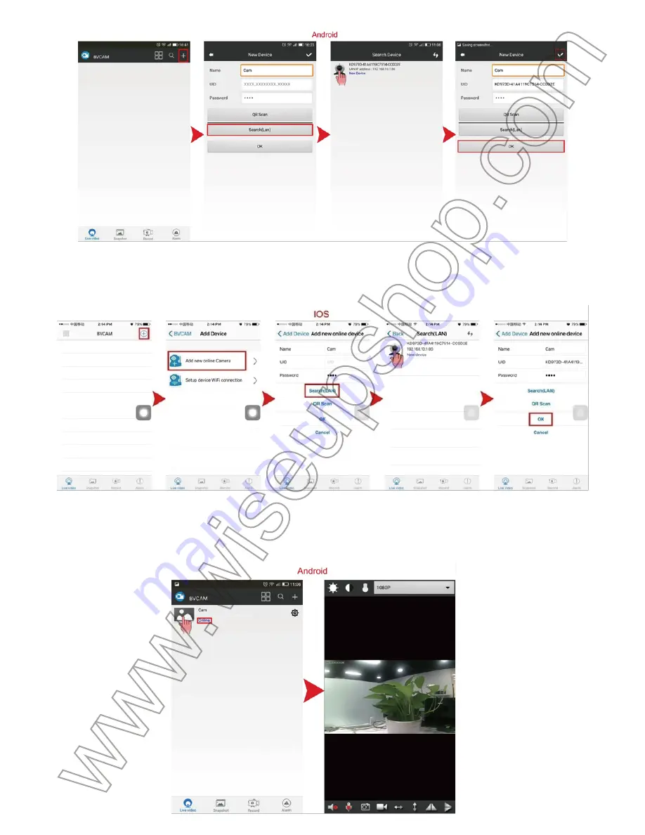 Wiseup DV-07-WIFI Скачать руководство пользователя страница 20