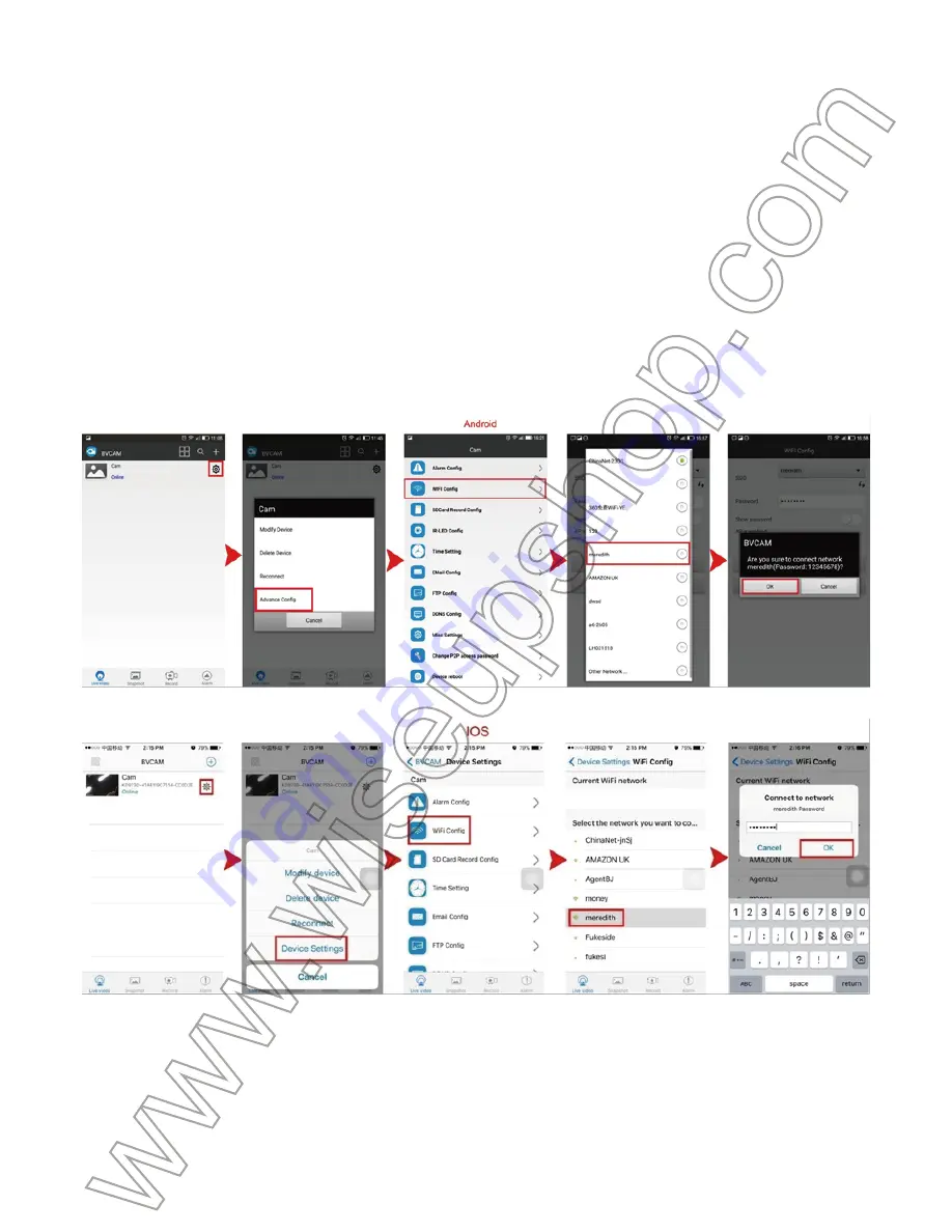 Wiseup DV-07-WIFI User Manual Download Page 22