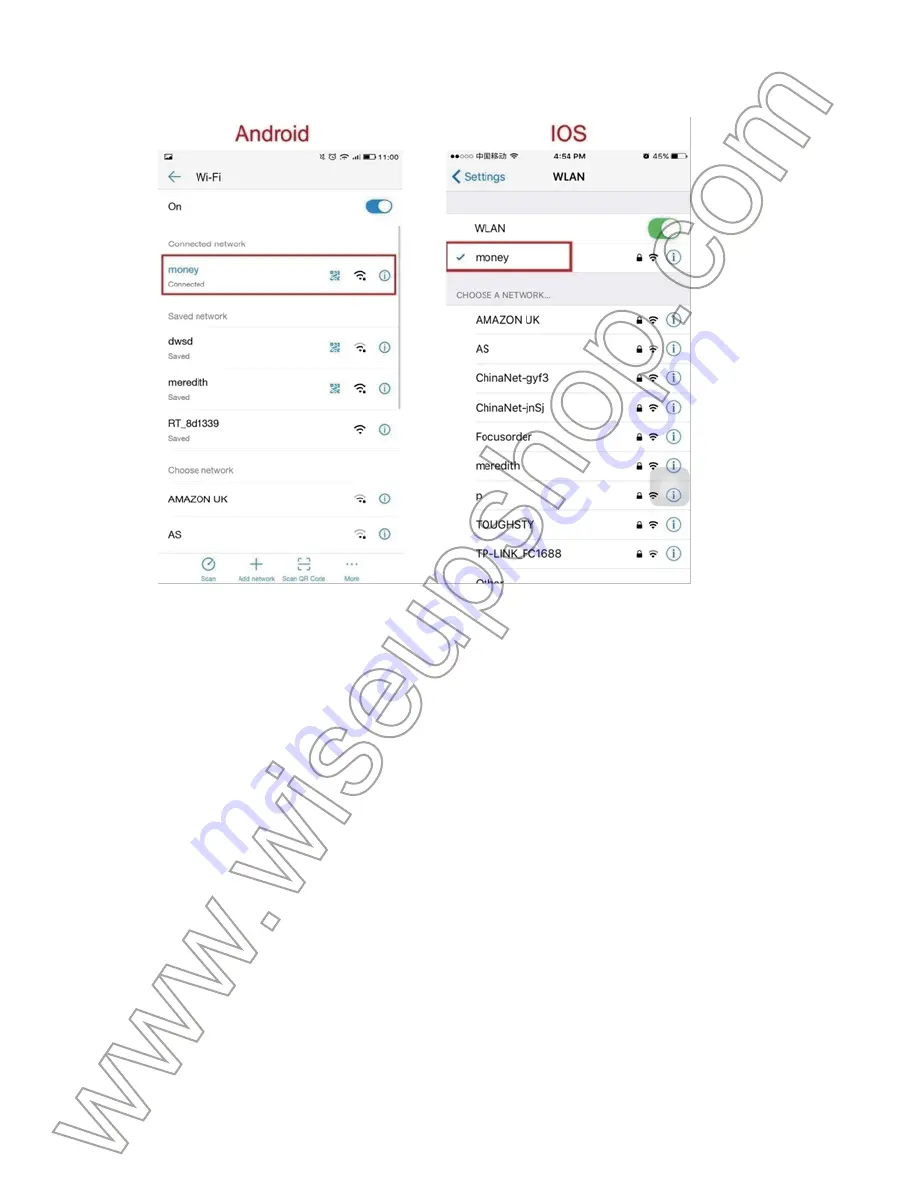 Wiseup DV-07-WIFI Скачать руководство пользователя страница 55