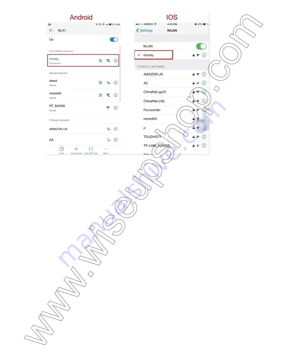 Wiseup DV-07-WIFI Скачать руководство пользователя страница 87