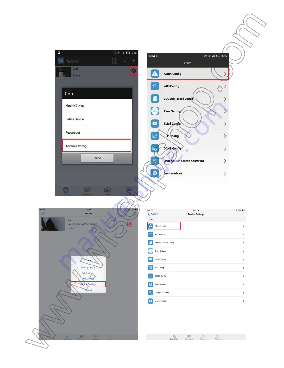 Wiseup WI-FI 21 User Manual Download Page 126