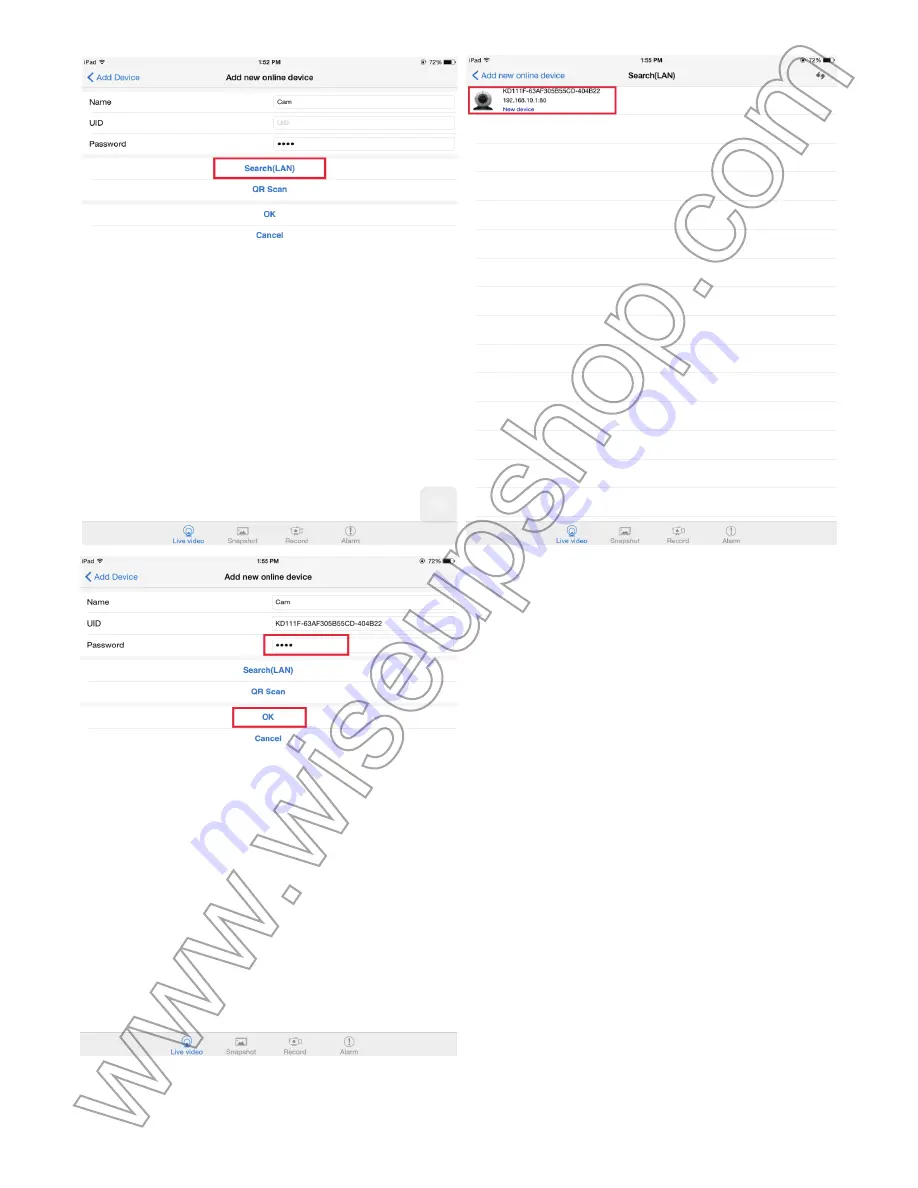 Wiseup WI-FI 21 User Manual Download Page 170