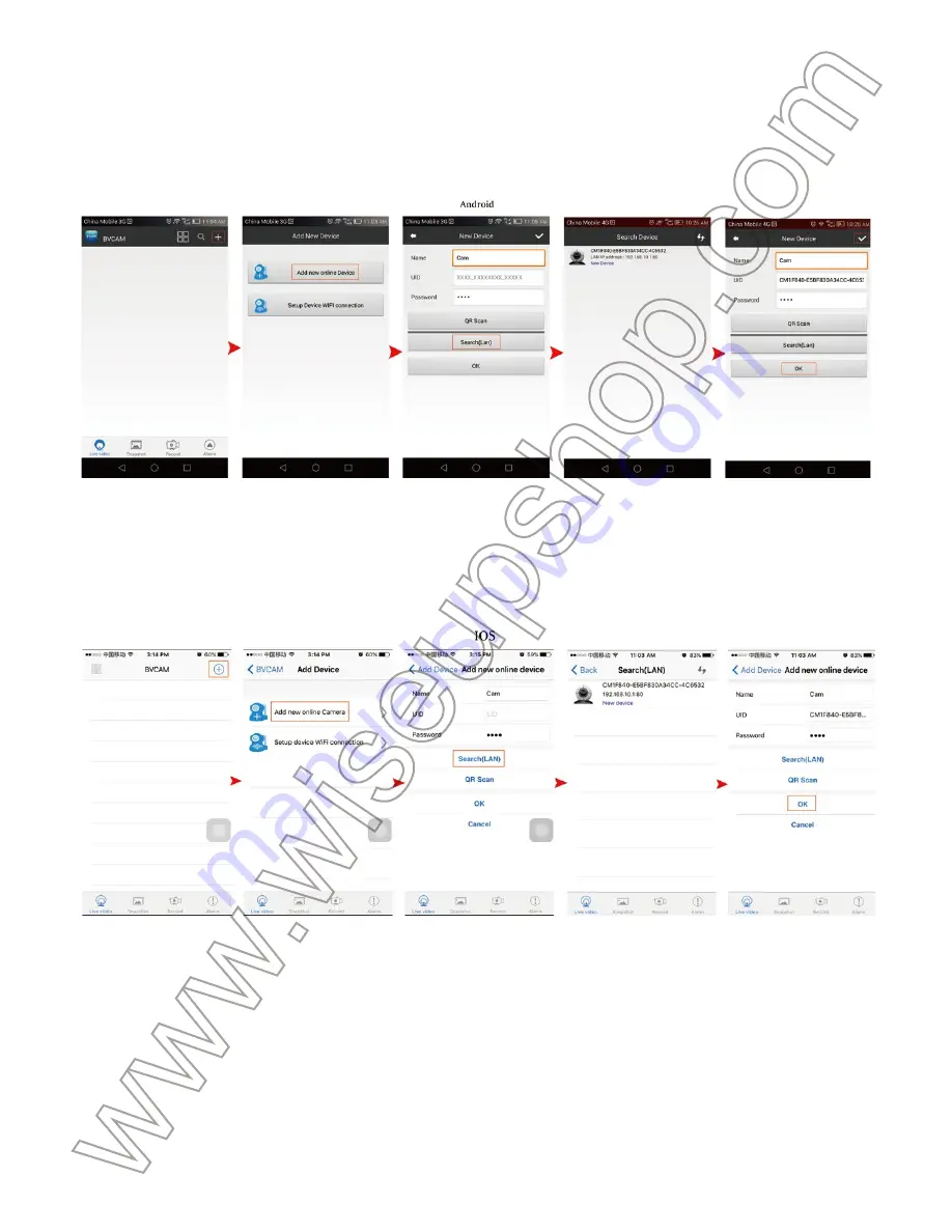 WISEUPSHOP WIFI31 User Manual Download Page 90