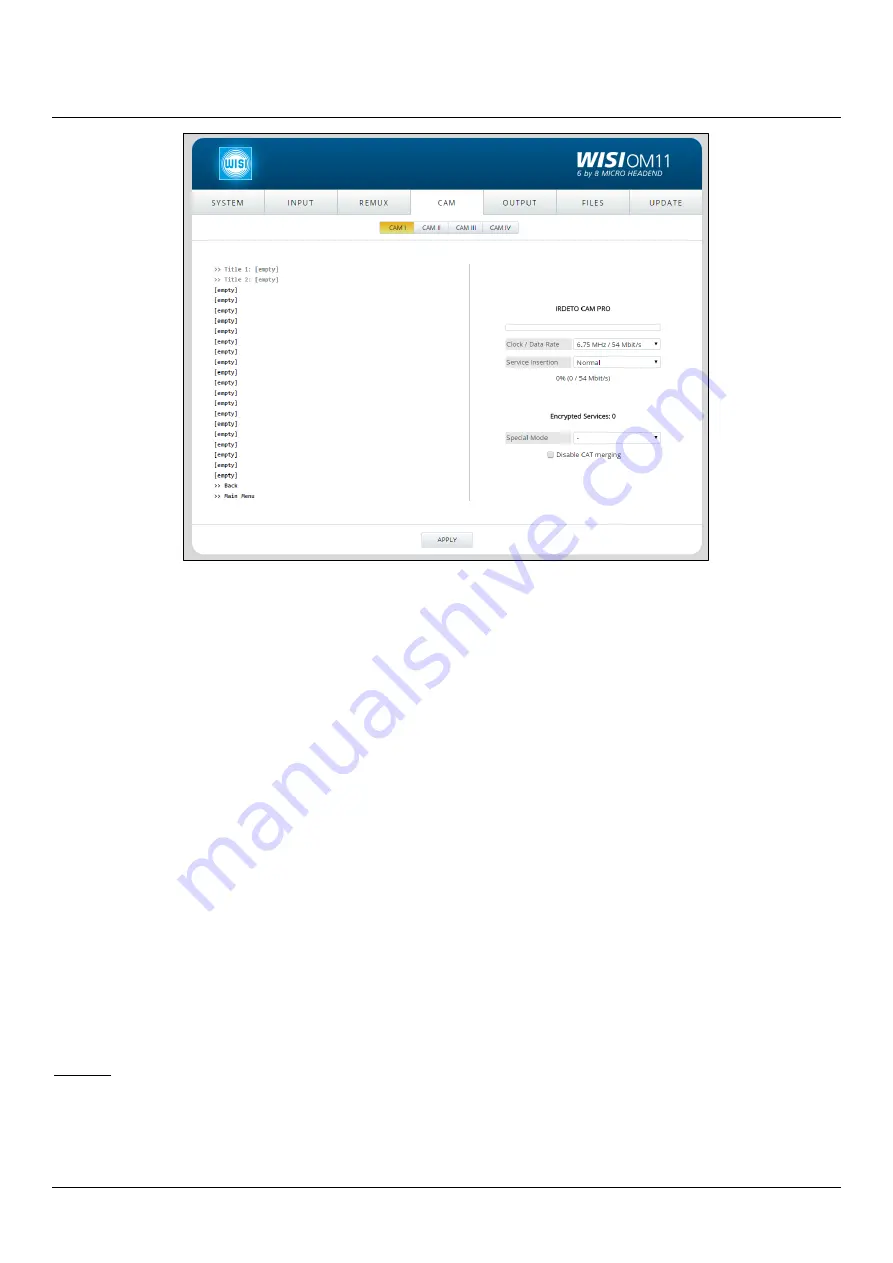 Wisi OM 10 0646 Operating Instructions Manual Download Page 16