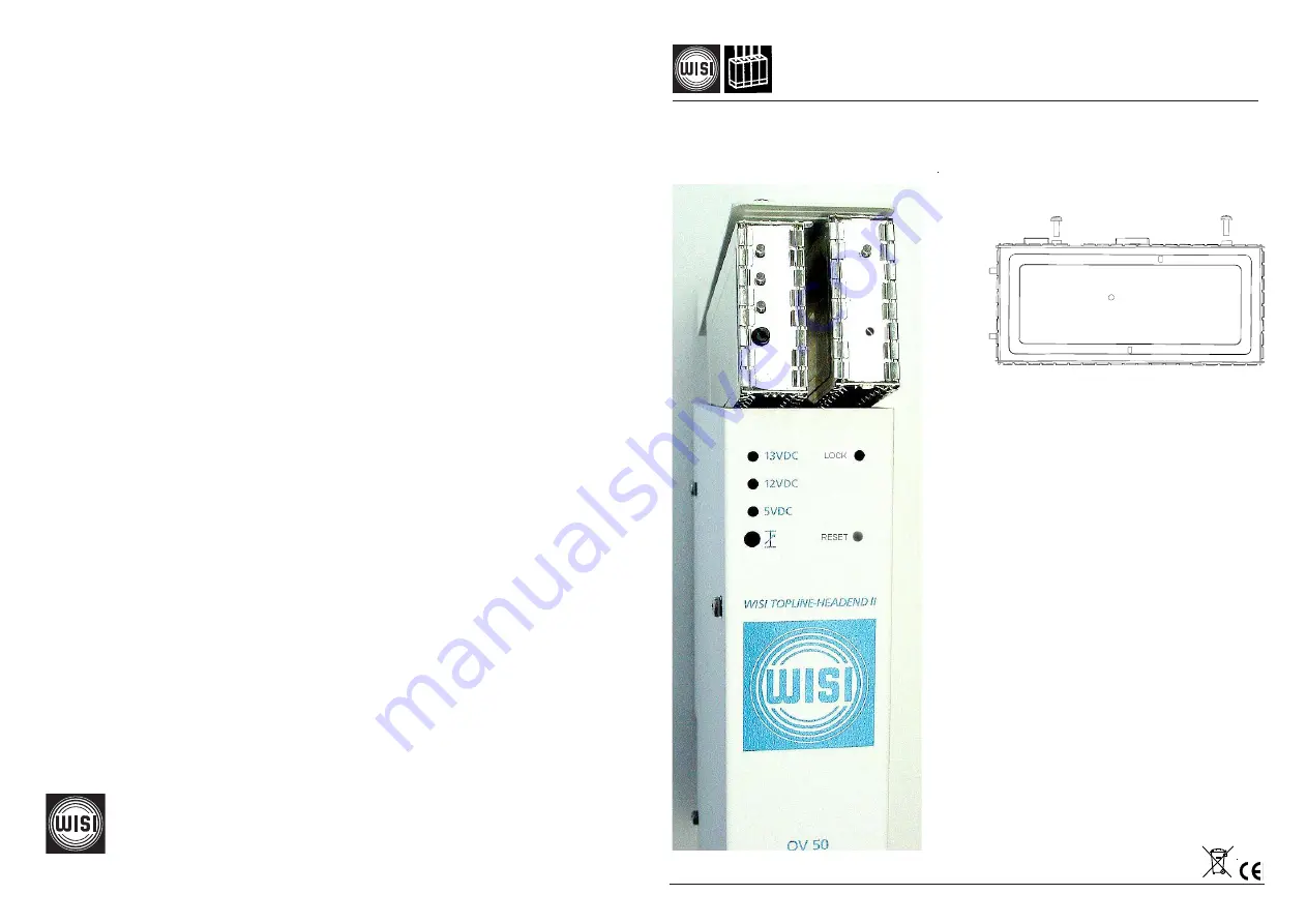 Wisi TOPLINE HEADEND OV 51S Mounting Instructions Download Page 3