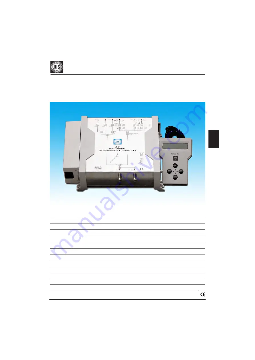 Wisi VS 21 Operating Instructions Manual Download Page 1