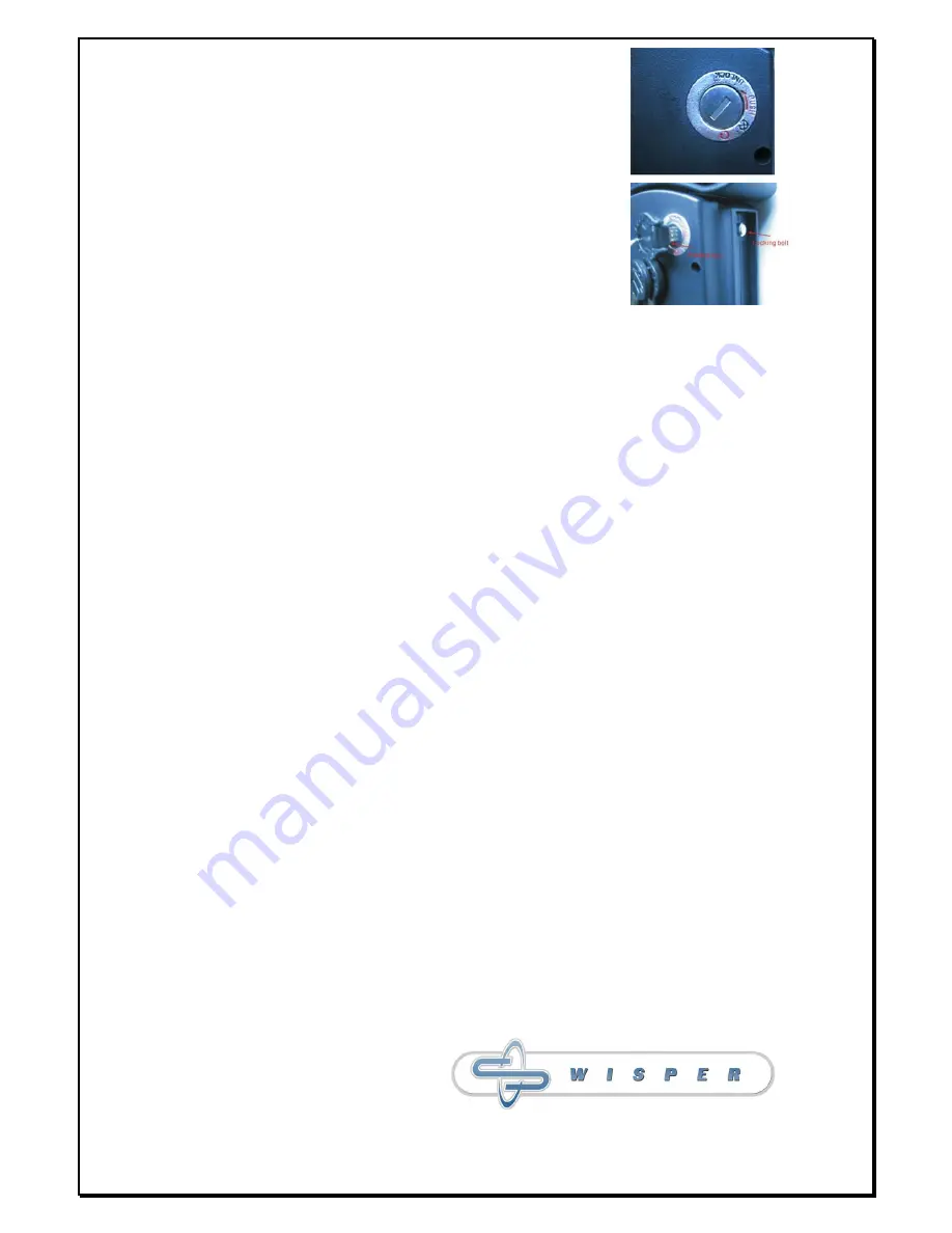 Wisper 906Alpino Owner'S Manual Download Page 10