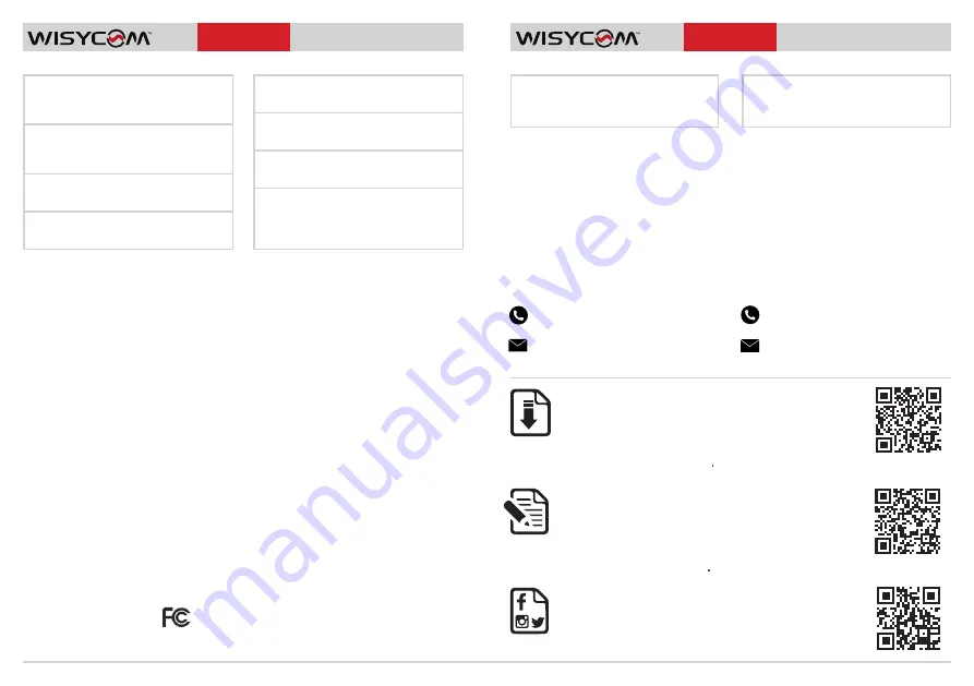 WisyCom MCR54 Series Quick User Manual Download Page 1