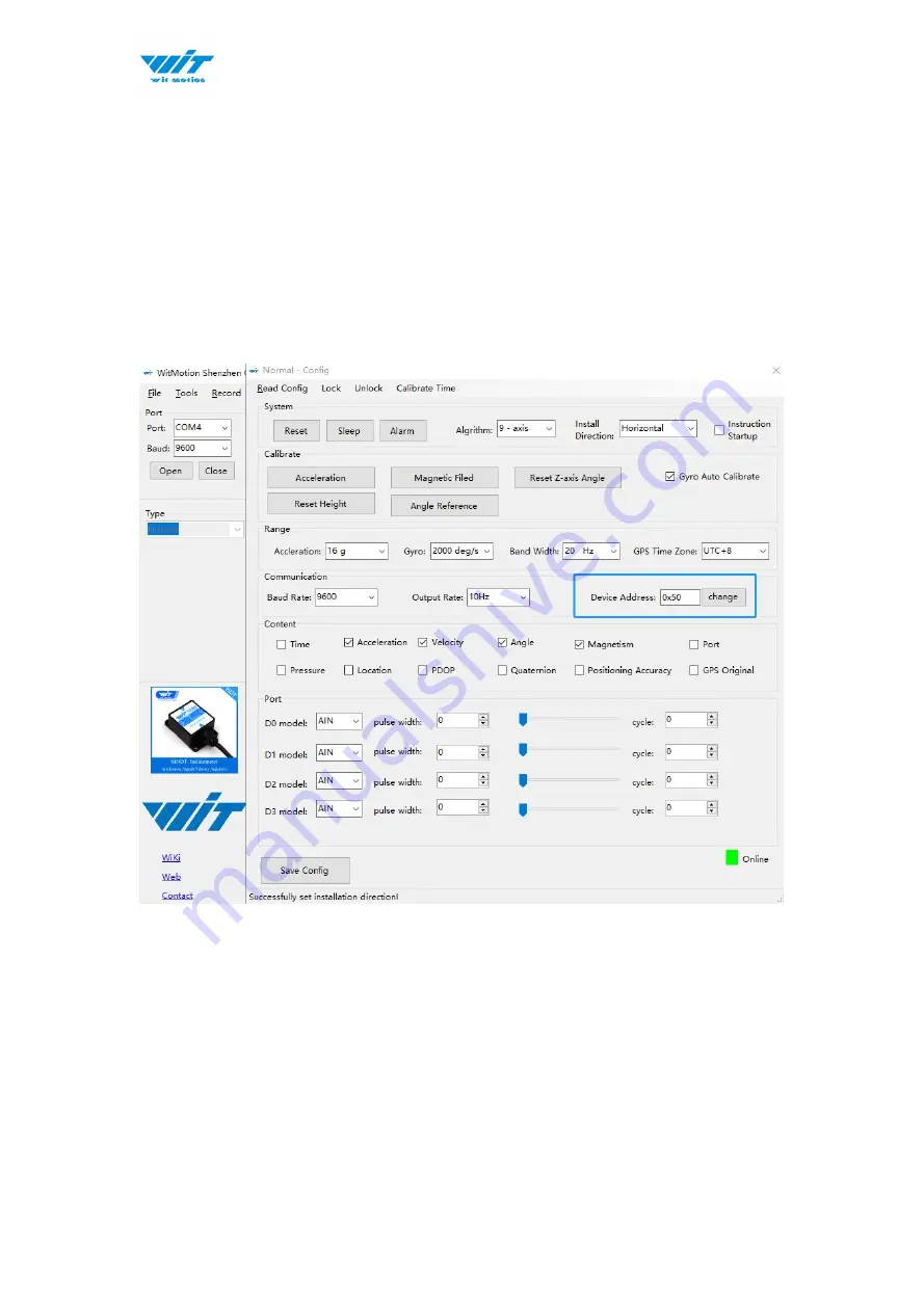 WiT WT901B Скачать руководство пользователя страница 33