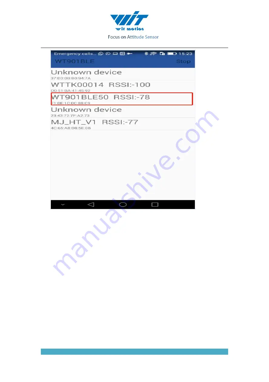 WiT WT901BLECL 5.0 Manual Download Page 6