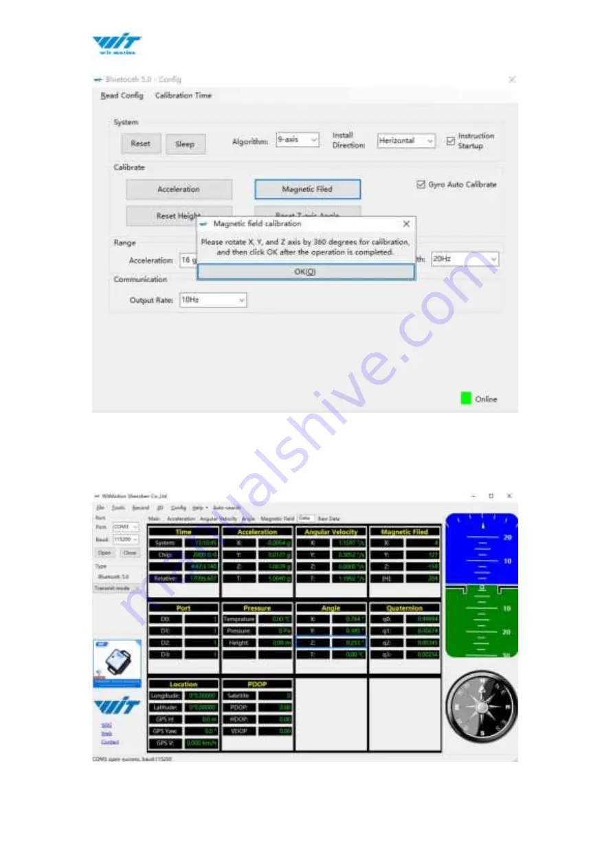 WiT WT901BLECL Скачать руководство пользователя страница 16