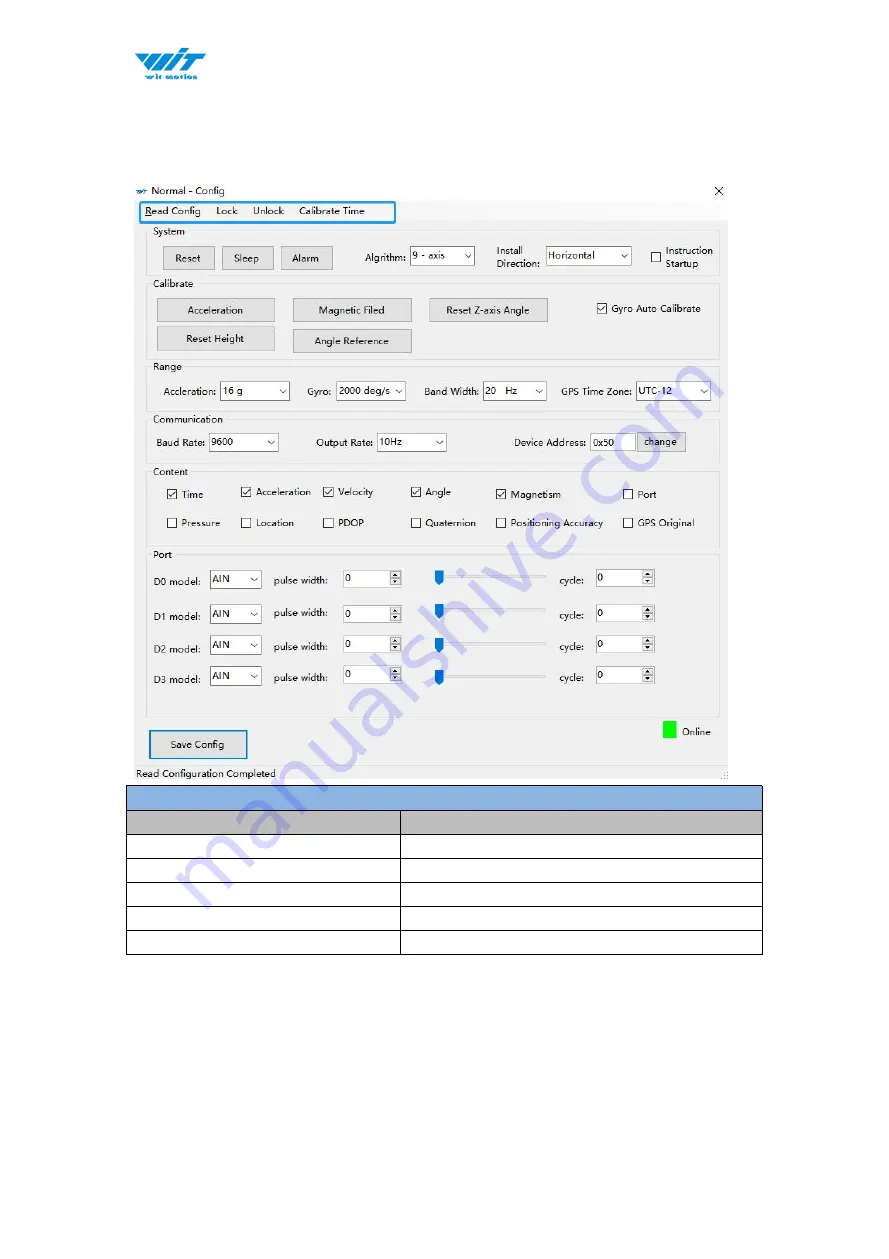 WiT WT901SD Скачать руководство пользователя страница 10