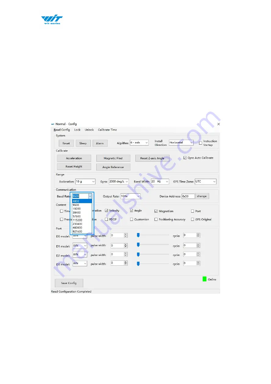 WiT WT901SD User Manual Download Page 21