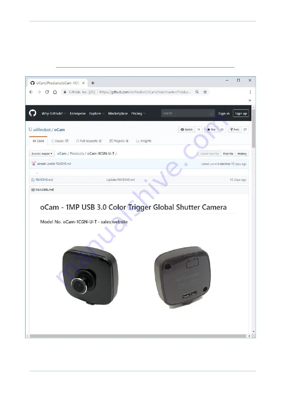 WITHROBOT oCam-1CGN-U-T User Manual Download Page 6