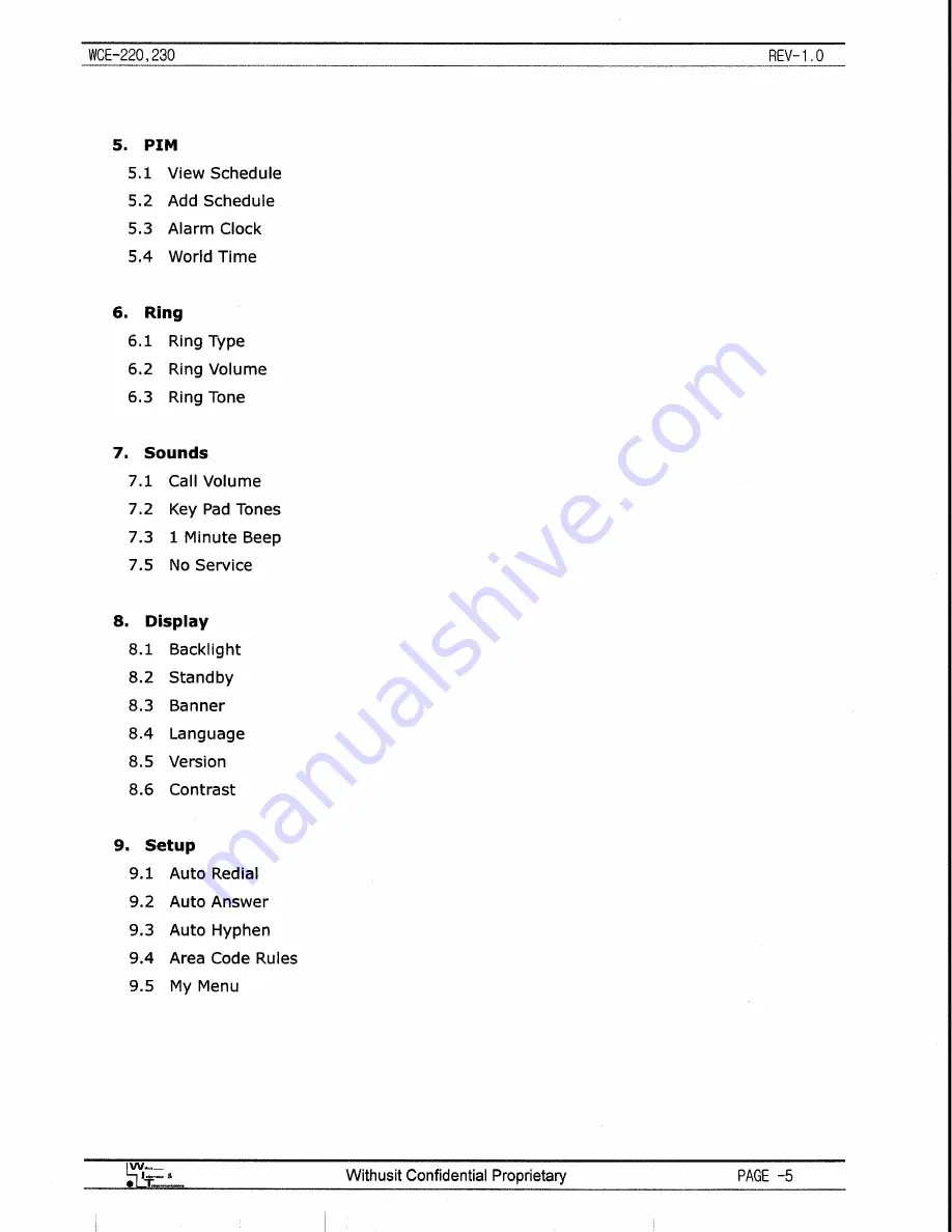 Withus WCE-220 User Manual Download Page 6