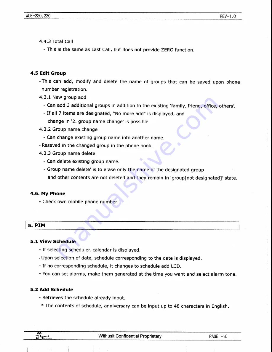 Withus WCE-220 User Manual Download Page 17