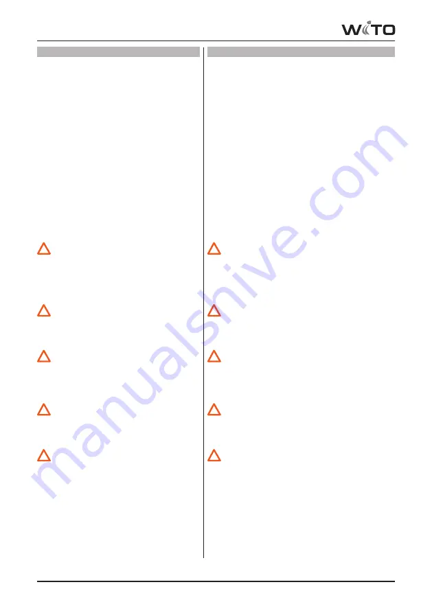 Wito ULTRA-S 02-4T Instructions For Installation And Use Manual Download Page 3